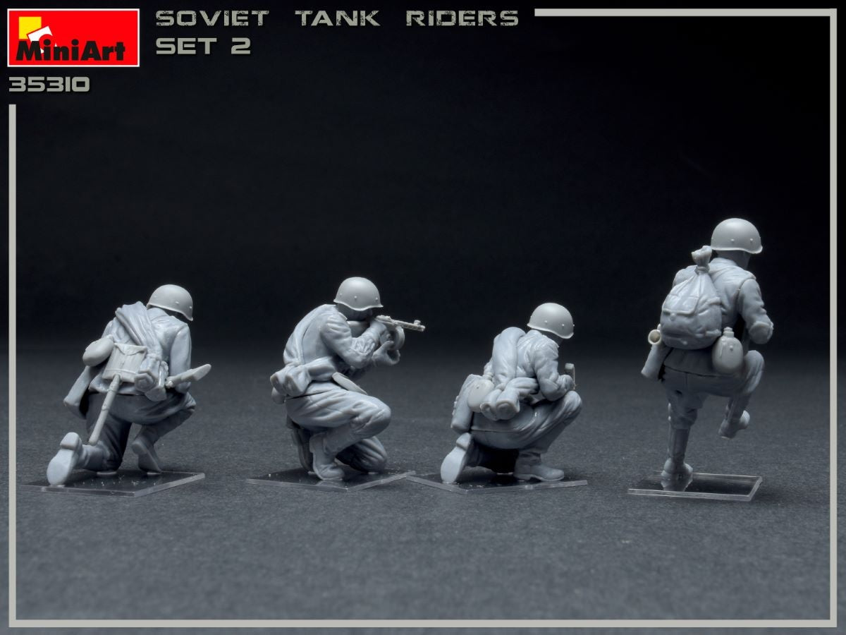 MiniArt 1/35 Soviet Infantry Tank Riders Set 2 | 4820183313010