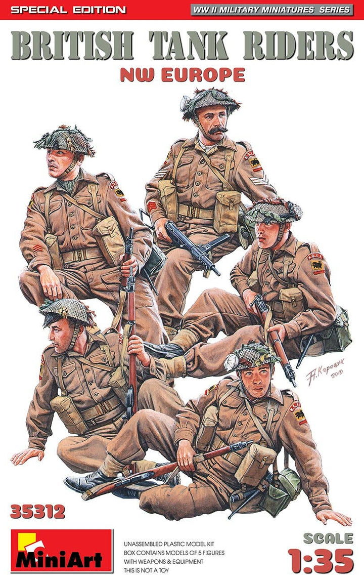 Miniart 1/35 British Tank Riders (NW Europe), Special Edition | 4820183313799