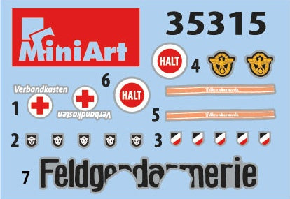 MiniArt 1/35 German Feldgendarmerie Special Edition | 4820183312297
