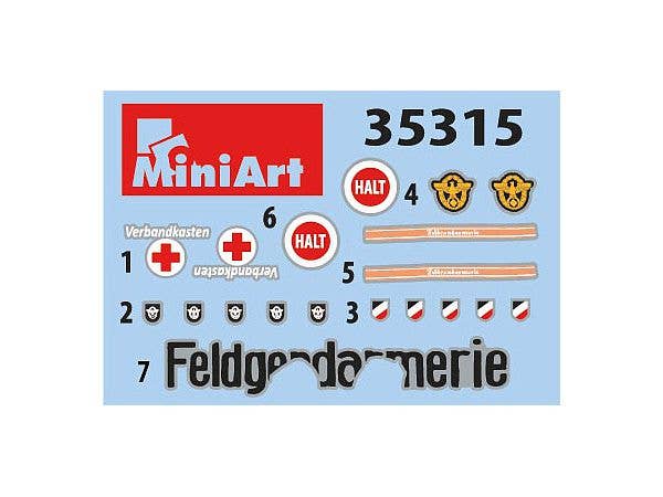 MiniArt 1/35 German Feldgendarmerie Special Edition | 4820183312297