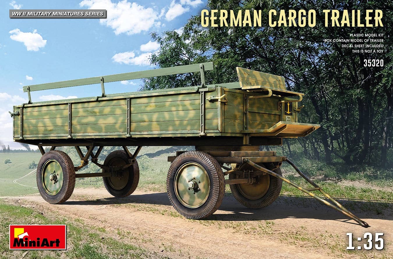 Miniart 1/35 German Cargo Trailer | 4820183314512