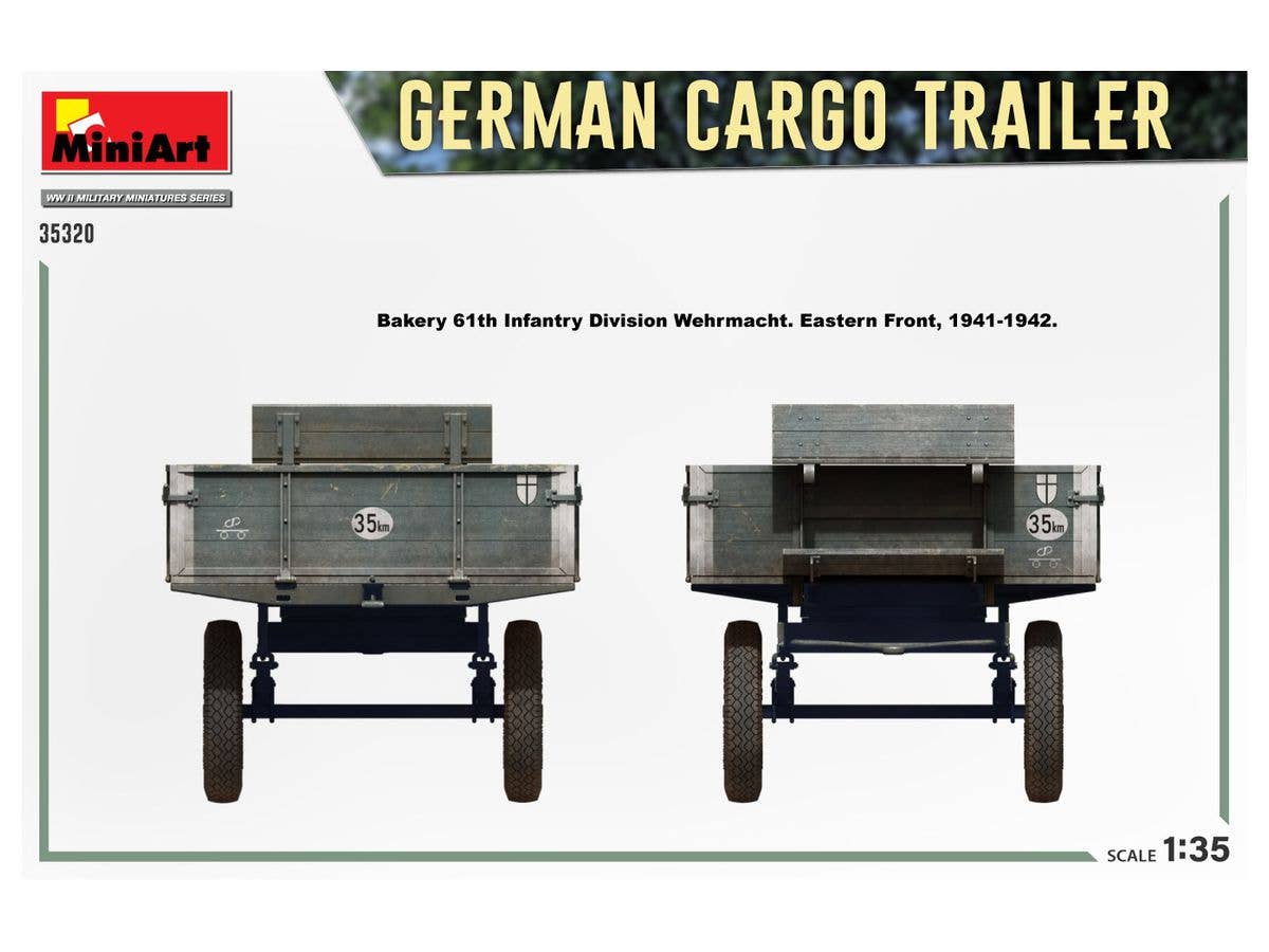 Miniart 1/35 German Cargo Trailer | 4820183314512