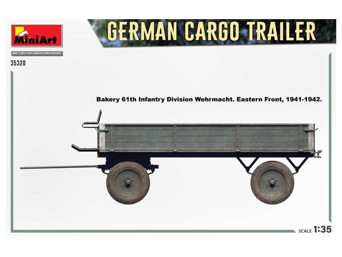 Miniart 1/35 German Cargo Trailer | 4820183314512