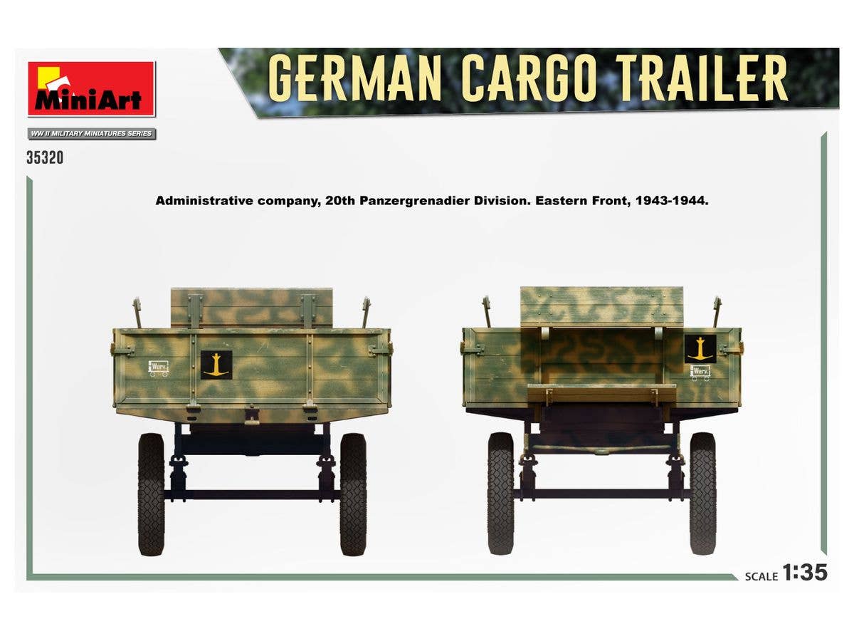 Miniart 1/35 German Cargo Trailer | 4820183314512