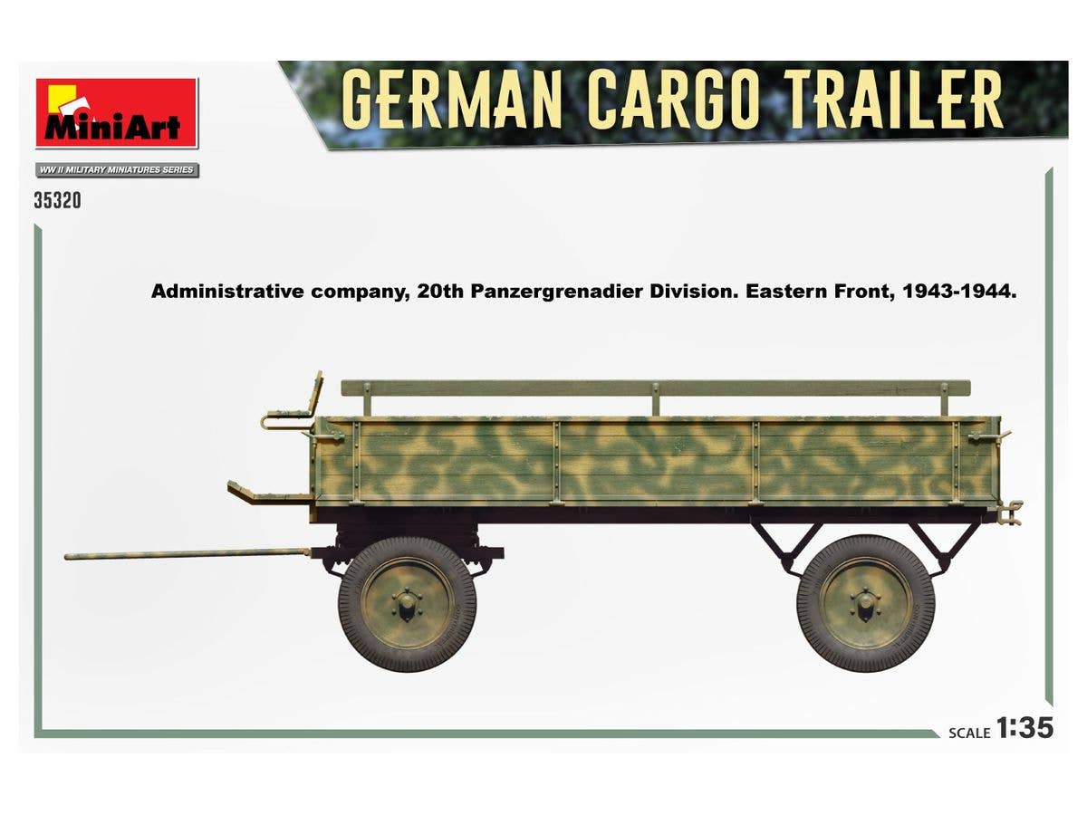 Miniart 1/35 German Cargo Trailer | 4820183314512