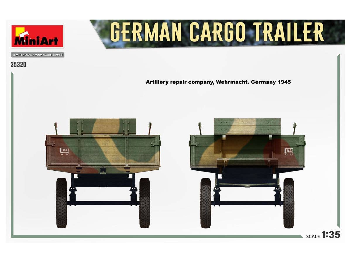 Miniart 1/35 German Cargo Trailer | 4820183314512