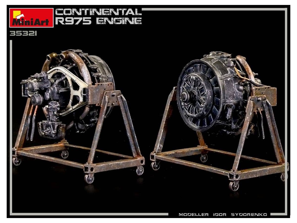 MiniArt 1/35 Continental R975 Engine | 4820183312631