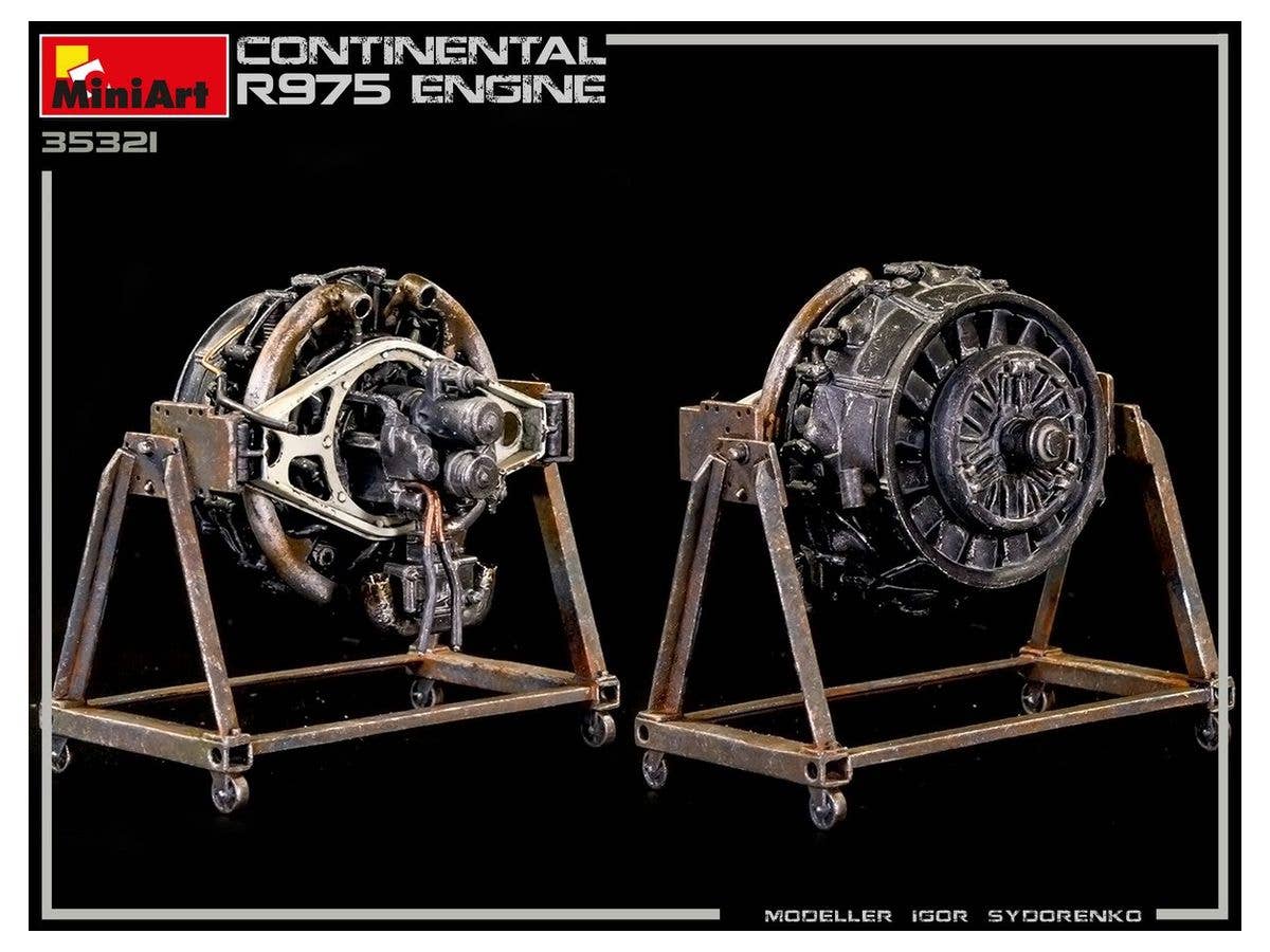 MiniArt 1/35 Continental R975 Engine | 4820183312631