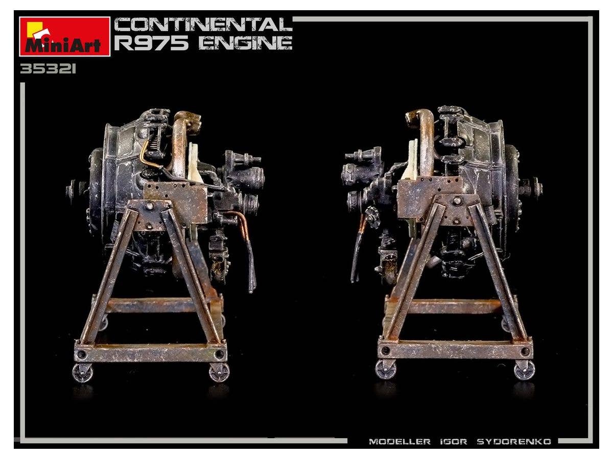 MiniArt 1/35 Continental R975 Engine | 4820183312631