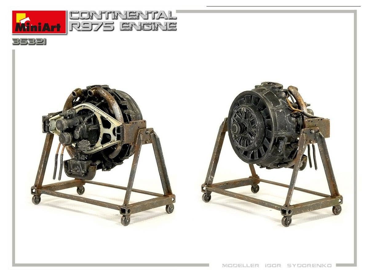 MiniArt 1/35 Continental R975 Engine | 4820183312631
