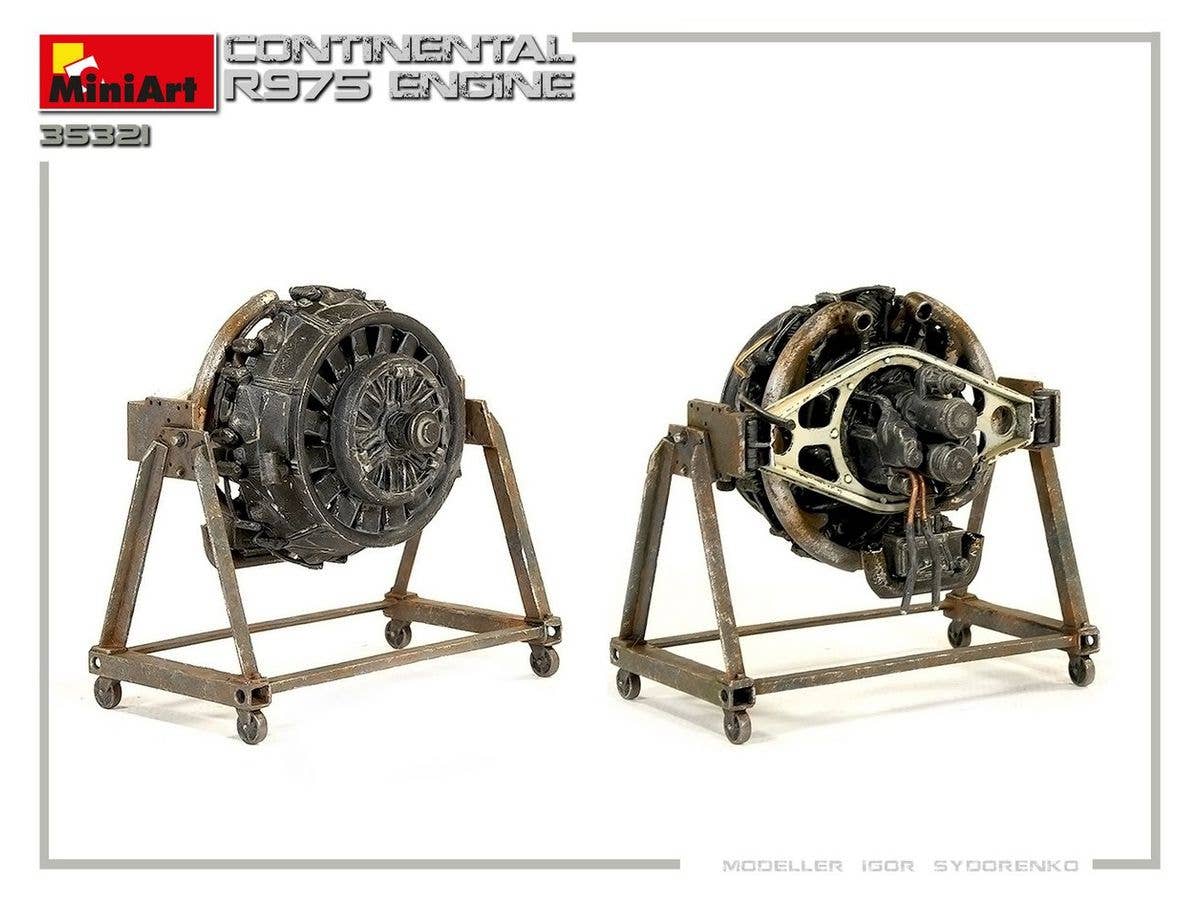 MiniArt 1/35 Continental R975 Engine | 4820183312631