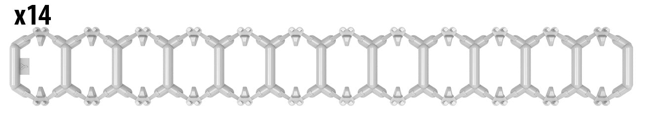 MiniArt 1/35 T41 Workable Track Link Set | 4820183312624