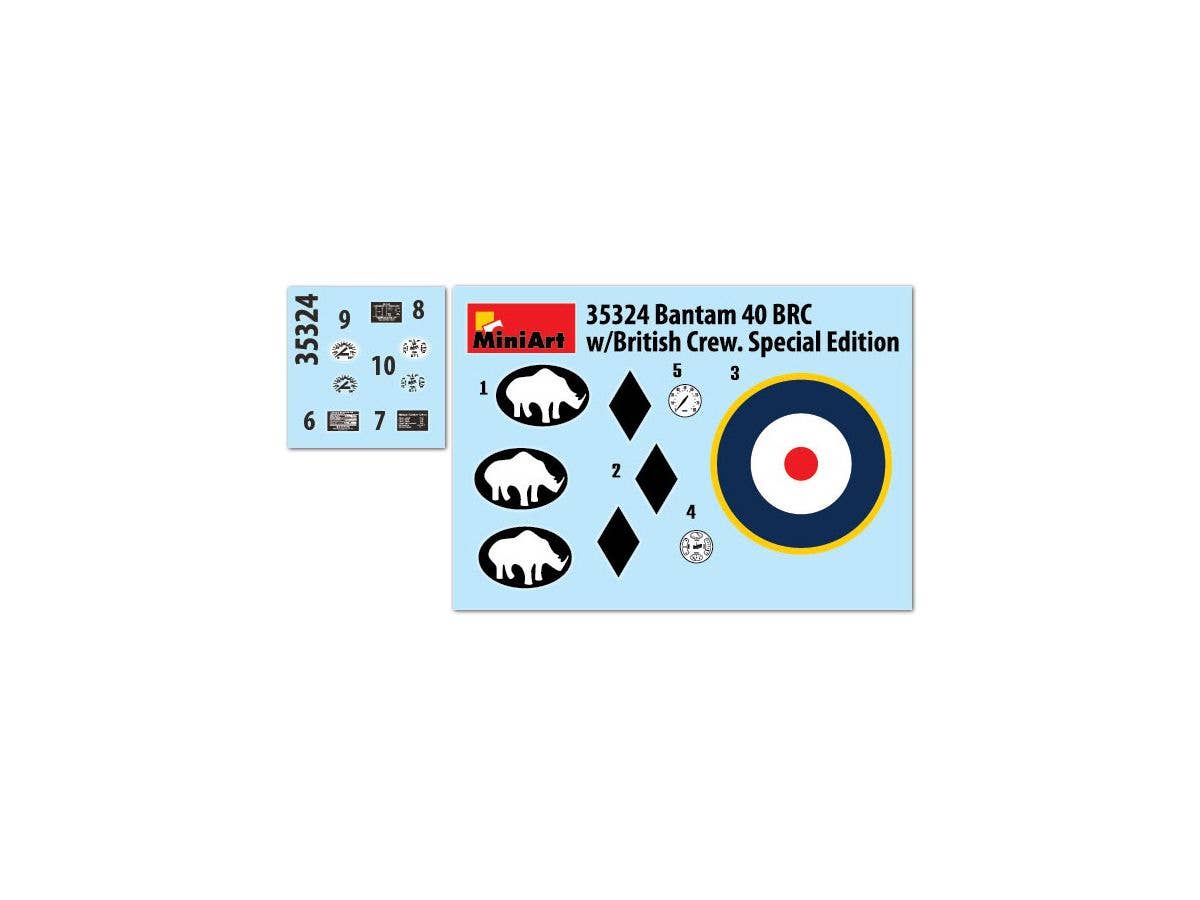 MiniArt 1/35 Bantam 40 BRC w/ British Crew. Special Edition | 4820183313089