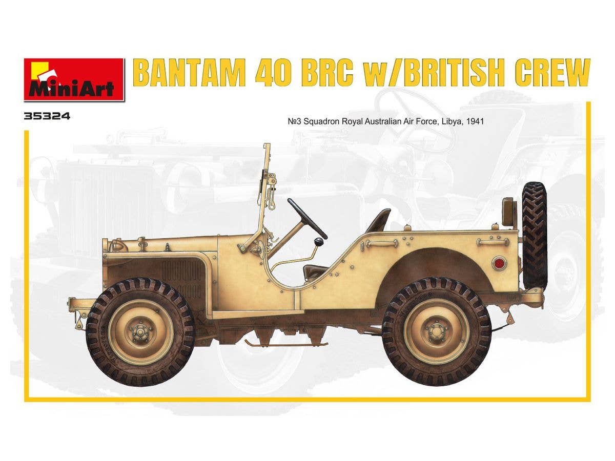 MiniArt 1/35 Bantam 40 BRC w/ British Crew. Special Edition | 4820183313089