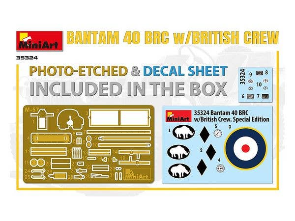 MiniArt 1/35 Bantam 40 BRC w/ British Crew. Special Edition | 4820183313089