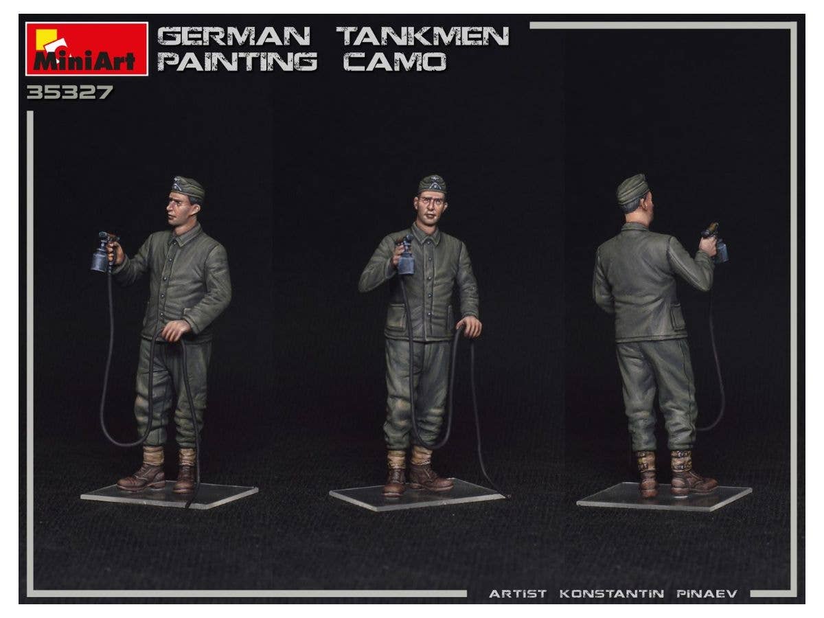 MiniArt 1/35 German Tankmen. Painting  Camo | 4820183313232