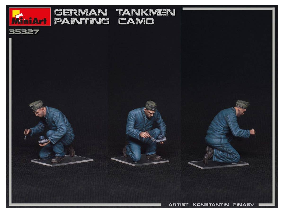 MiniArt 1/35 German Tankmen. Painting  Camo | 4820183313232