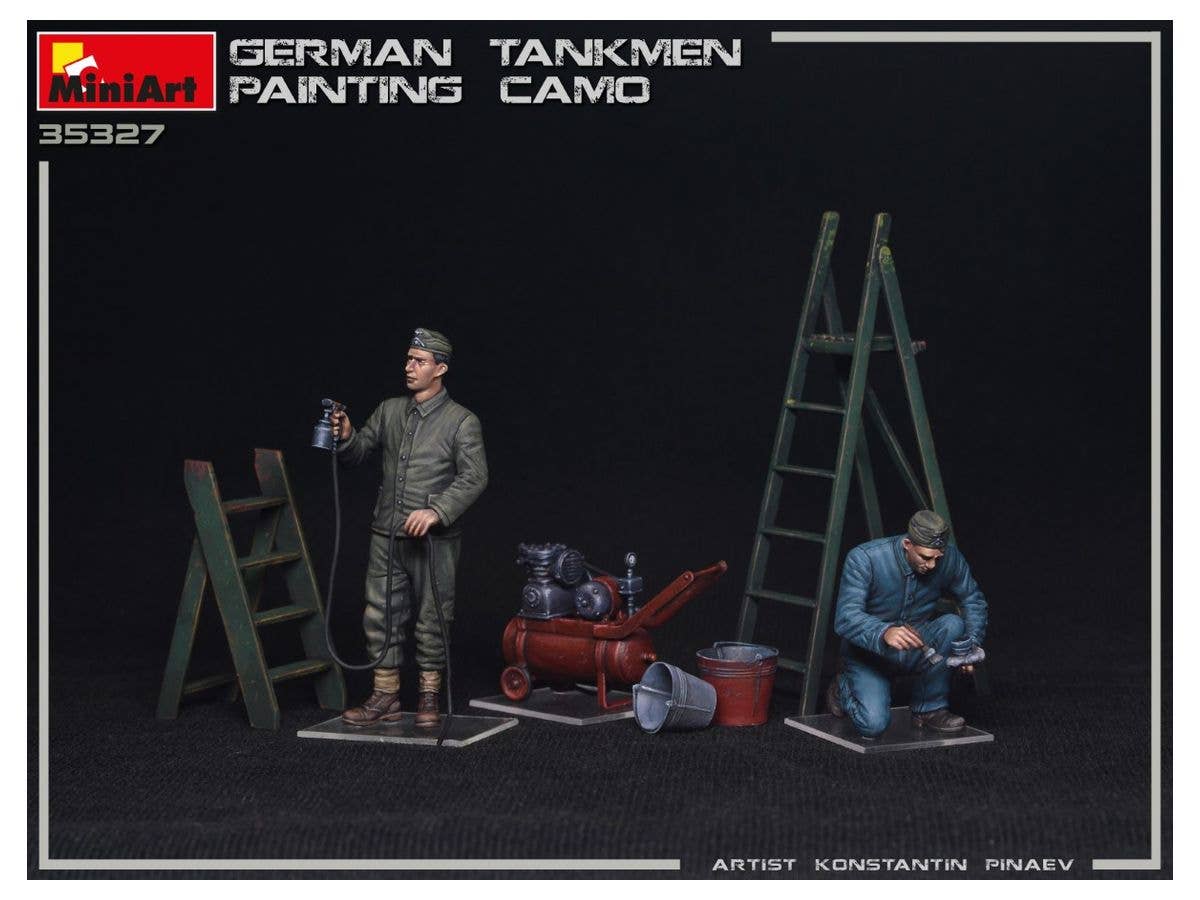 MiniArt 1/35 German Tankmen. Painting  Camo | 4820183313232