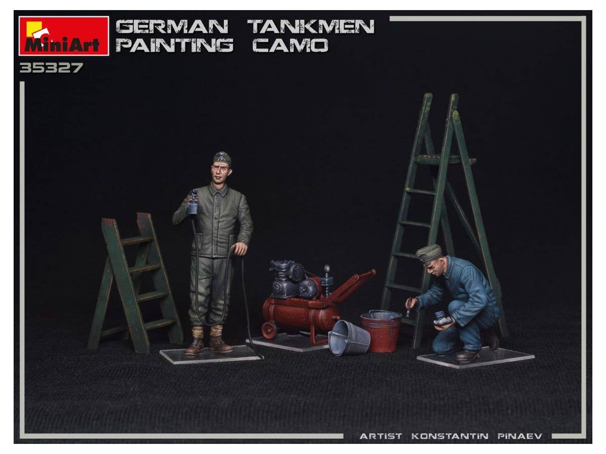 MiniArt 1/35 German Tankmen. Painting  Camo | 4820183313232