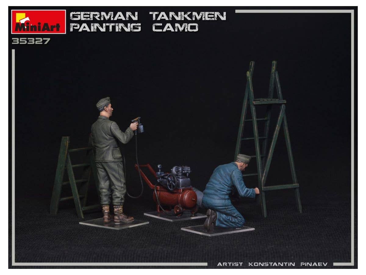 MiniArt 1/35 German Tankmen. Painting  Camo | 4820183313232