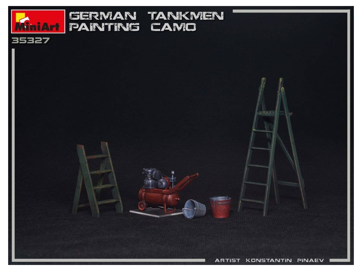 MiniArt 1/35 German Tankmen. Painting  Camo | 4820183313232