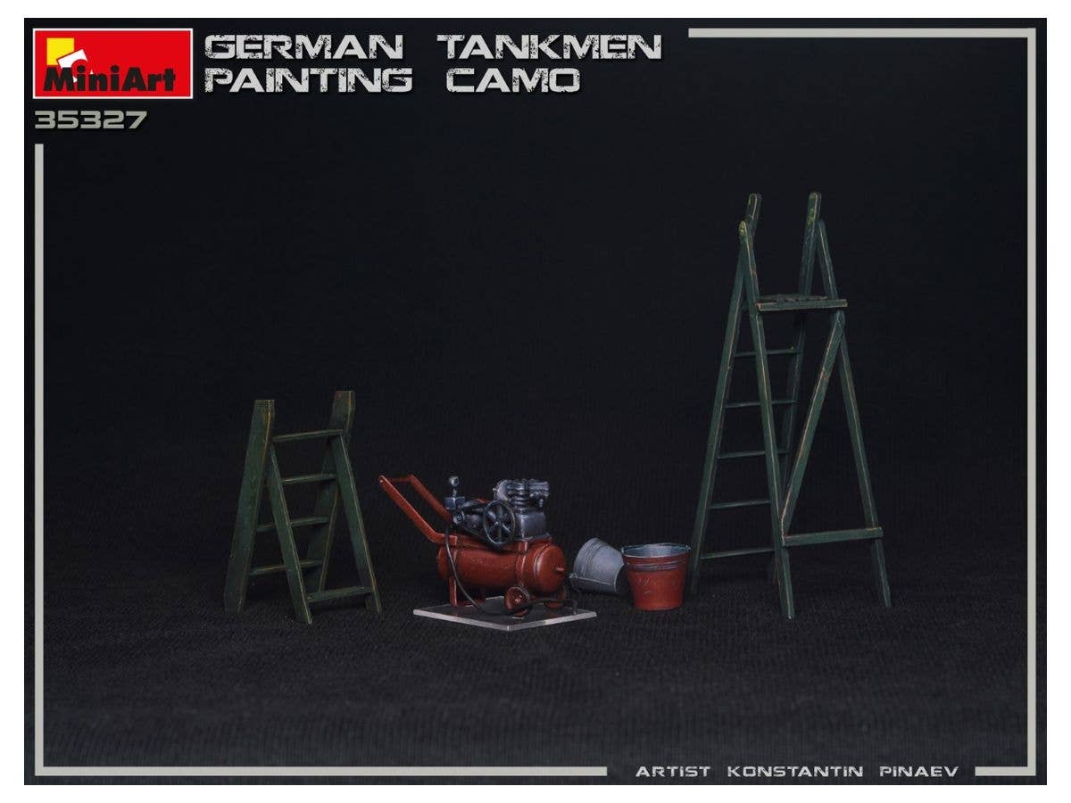 MiniArt 1/35 German Tankmen. Painting  Camo | 4820183313232