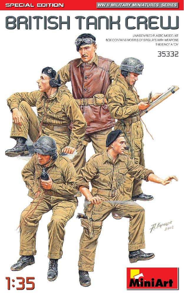 MiniArt 1/35 British Tank Crew. Special Edition | 4820183313898