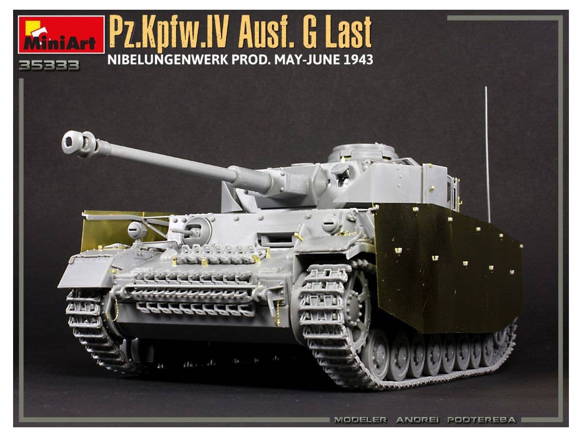 MiniArt 1/35 Pz.Kpfw.IV Ausf. G-Last/H-Early Nibelungenwerk Prod. (May-June 1943) 2 in 1 Interior Kit | 4820183313980