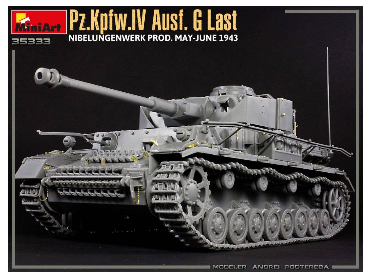 MiniArt 1/35 Pz.Kpfw.IV Ausf. G-Last/H-Early Nibelungenwerk Prod. (May-June 1943) 2 in 1 Interior Kit | 4820183313980