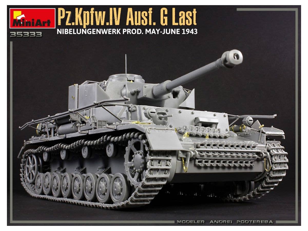 MiniArt 1/35 Pz.Kpfw.IV Ausf. G-Last/H-Early Nibelungenwerk Prod. (May-June 1943) 2 in 1 Interior Kit | 4820183313980