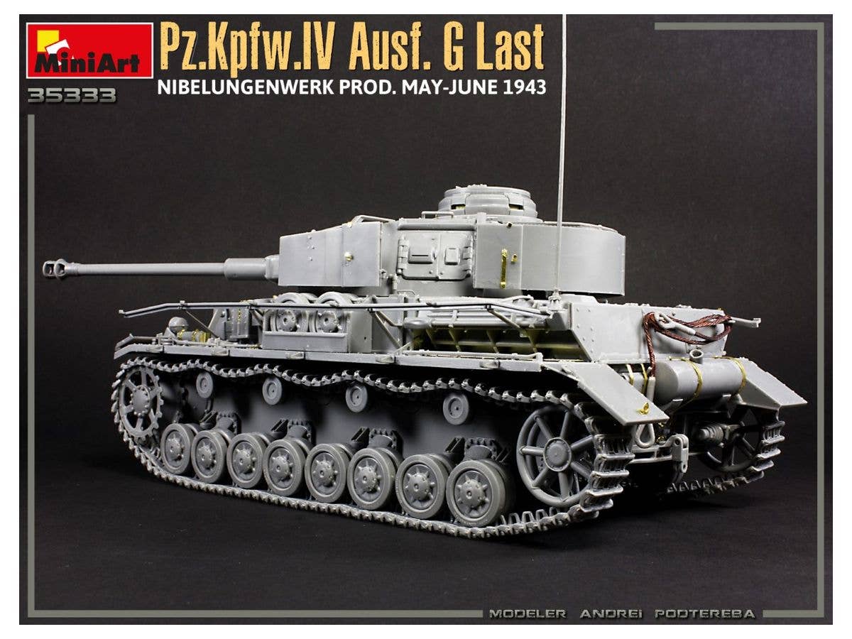 MiniArt 1/35 Pz.Kpfw.IV Ausf. G-Last/H-Early Nibelungenwerk Prod. (May-June 1943) 2 in 1 Interior Kit | 4820183313980