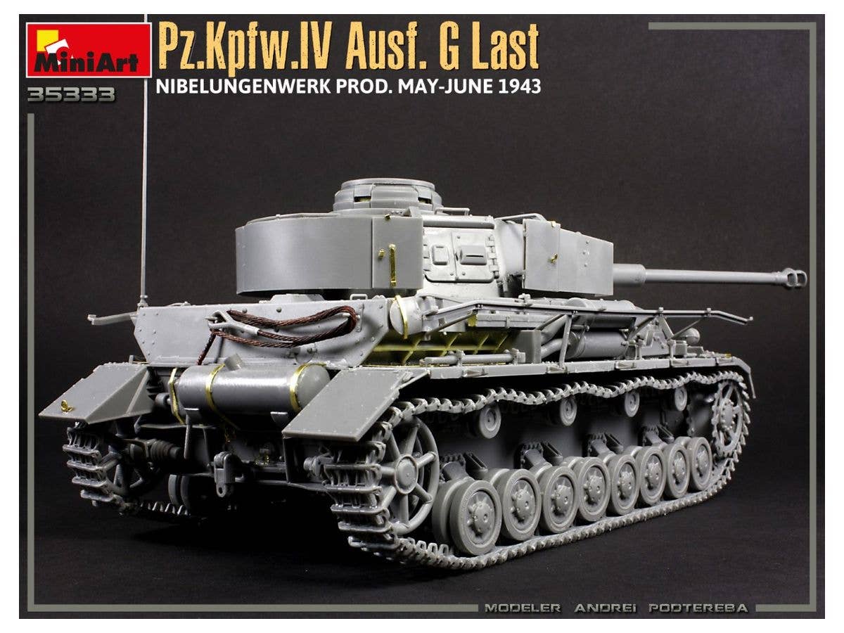 MiniArt 1/35 Pz.Kpfw.IV Ausf. G-Last/H-Early Nibelungenwerk Prod. (May-June 1943) 2 in 1 Interior Kit | 4820183313980