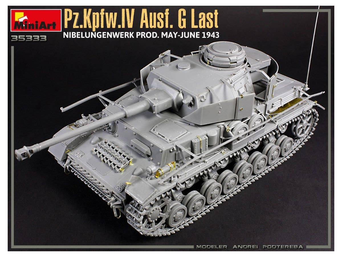 MiniArt 1/35 Pz.Kpfw.IV Ausf. G-Last/H-Early Nibelungenwerk Prod. (May-June 1943) 2 in 1 Interior Kit | 4820183313980