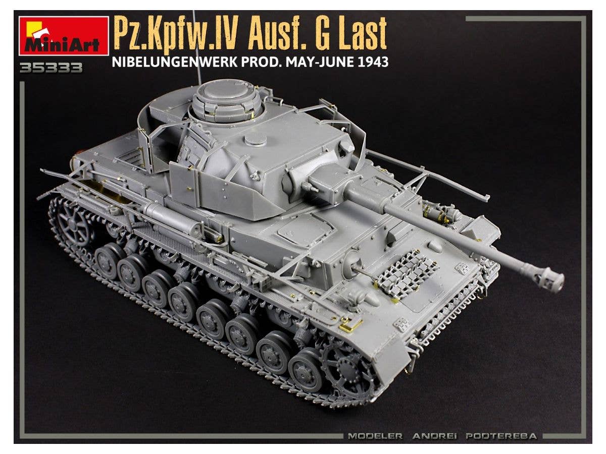 MiniArt 1/35 Pz.Kpfw.IV Ausf. G-Last/H-Early Nibelungenwerk Prod. (May-June 1943) 2 in 1 Interior Kit | 4820183313980