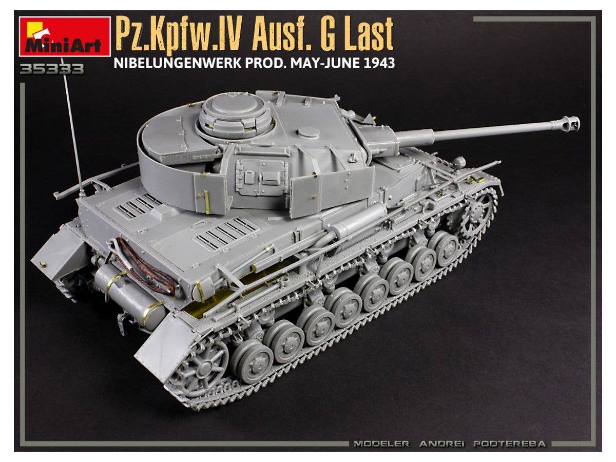 MiniArt 1/35 Pz.Kpfw.IV Ausf. G-Last/H-Early Nibelungenwerk Prod. (May-June 1943) 2 in 1 Interior Kit | 4820183313980