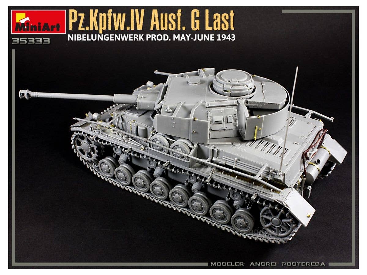 MiniArt 1/35 Pz.Kpfw.IV Ausf. G-Last/H-Early Nibelungenwerk Prod. (May-June 1943) 2 in 1 Interior Kit | 4820183313980
