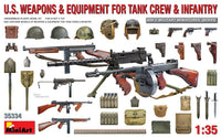 MiniArt 1/35 U.S. Weapons & Equipment for Tank Crew & Infantry | 4820183313584