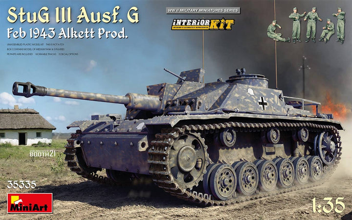 Miniart 1/35 StuG III Ausf. G Feb 1943 Alkett Prod. Interior Kit | 4820183314369