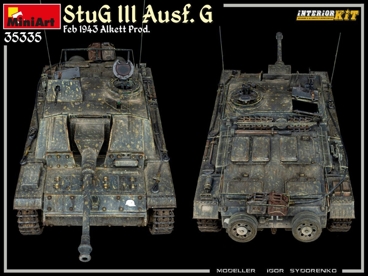 Miniart 1/35 StuG III Ausf. G Feb 1943 Alkett Prod. Interior Kit | 4820183314369