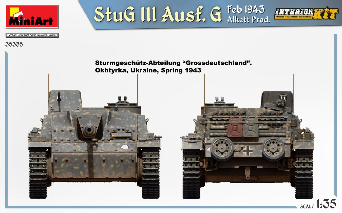 Miniart 1/35 StuG III Ausf. G Feb 1943 Alkett Prod. Interior Kit | 4820183314369