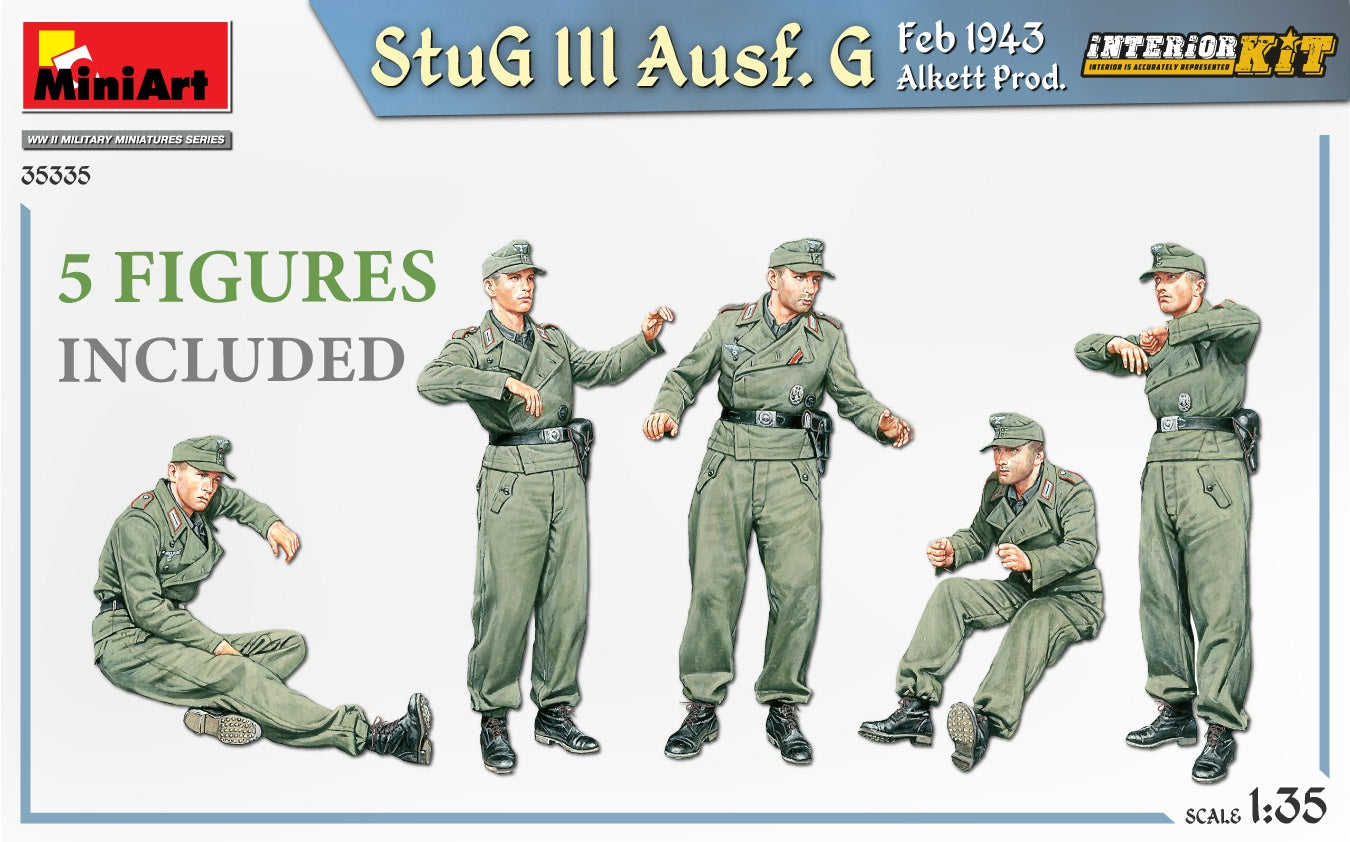 Miniart 1/35 StuG III Ausf. G Feb 1943 Alkett Prod. Interior Kit | 4820183314369