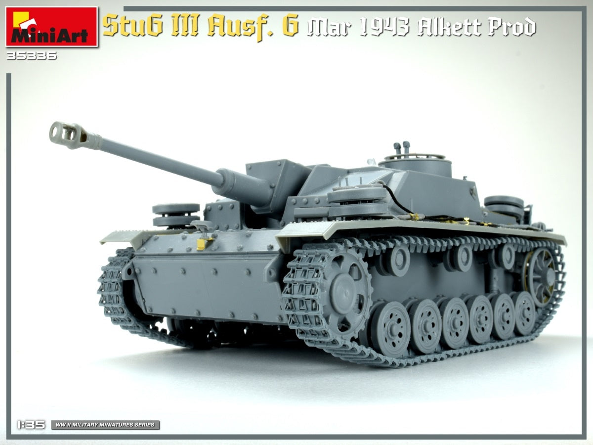 Miniart 1/35 StuG III Ausf. G Mar 1943 Alkett Prod | 4820183314598