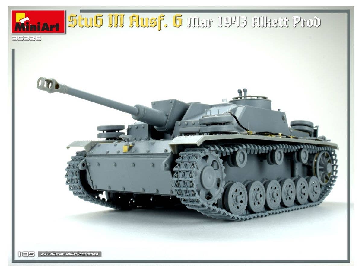 Miniart 1/35 StuG III Ausf. G Mar 1943 Alkett Prod | 4820183314598