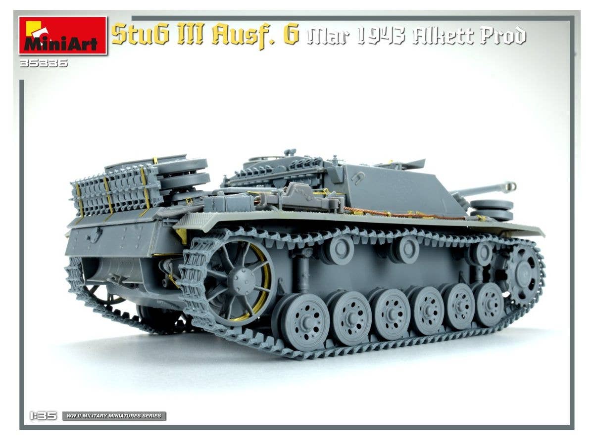Miniart 1/35 StuG III Ausf. G Mar 1943 Alkett Prod | 4820183314598
