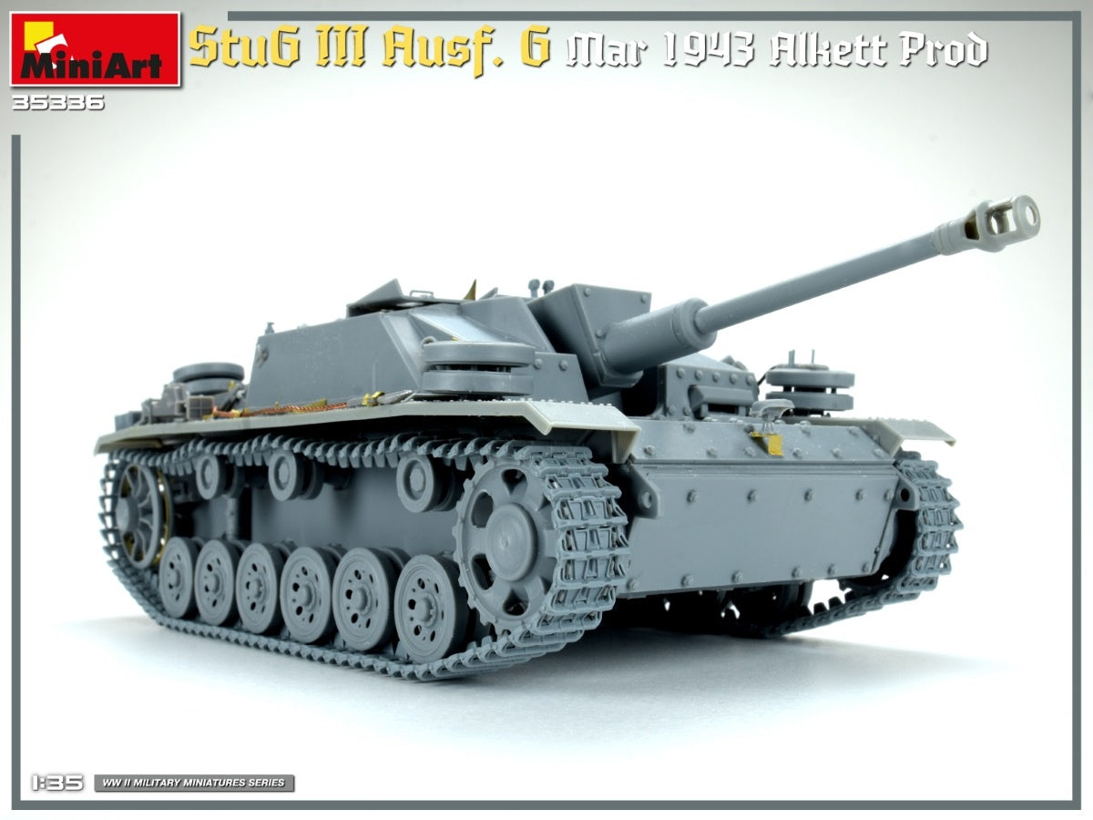 Miniart 1/35 StuG III Ausf. G Mar 1943 Alkett Prod | 4820183314598