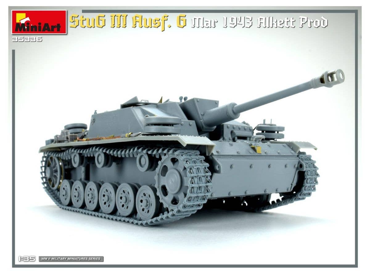 Miniart 1/35 StuG III Ausf. G Mar 1943 Alkett Prod | 4820183314598