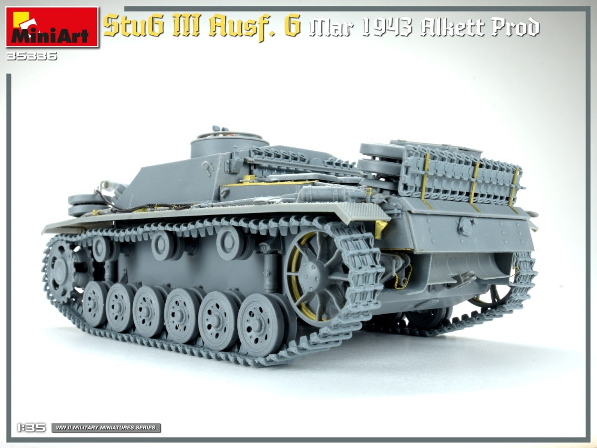 Miniart 1/35 StuG III Ausf. G Mar 1943 Alkett Prod | 4820183314598