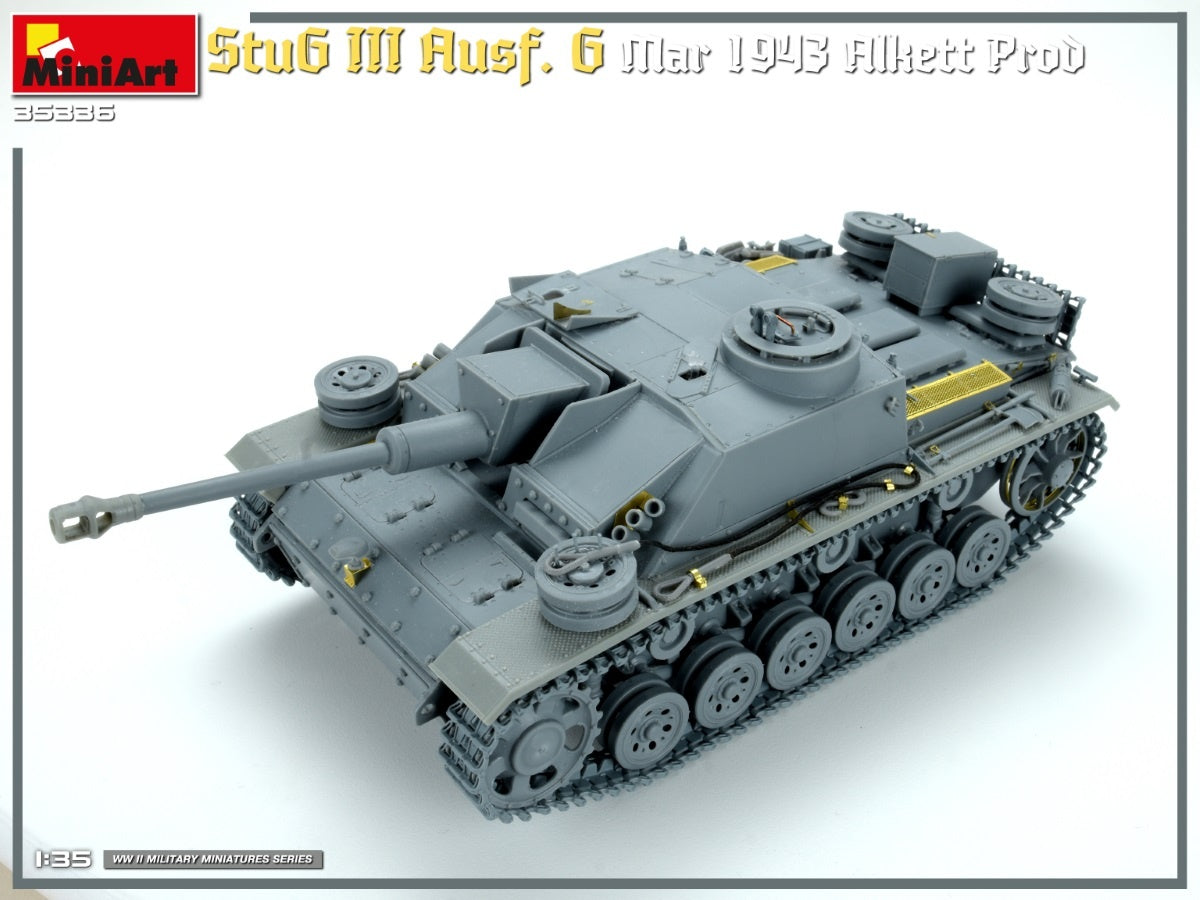 Miniart 1/35 StuG III Ausf. G Mar 1943 Alkett Prod | 4820183314598