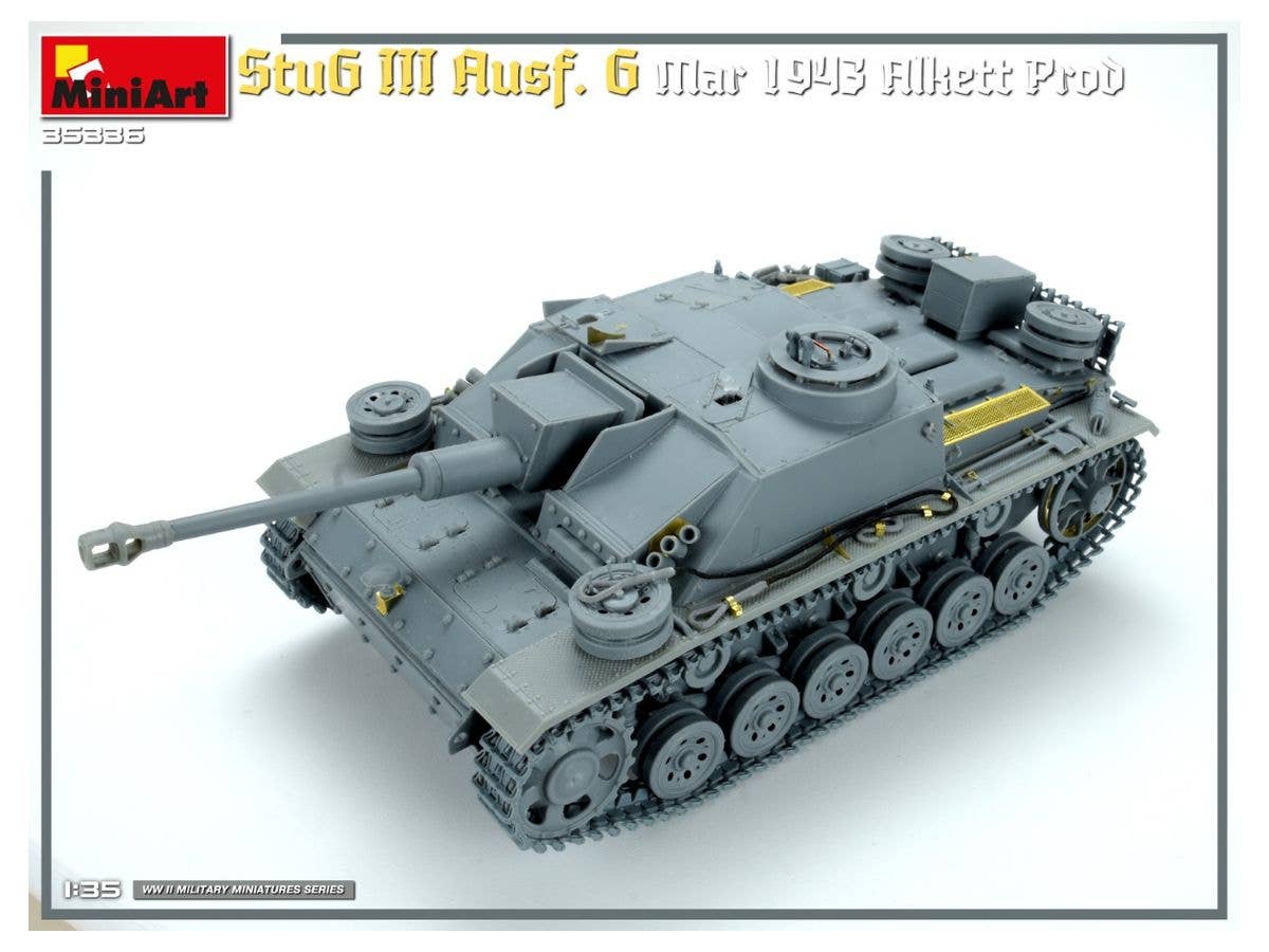 Miniart 1/35 StuG III Ausf. G Mar 1943 Alkett Prod | 4820183314598