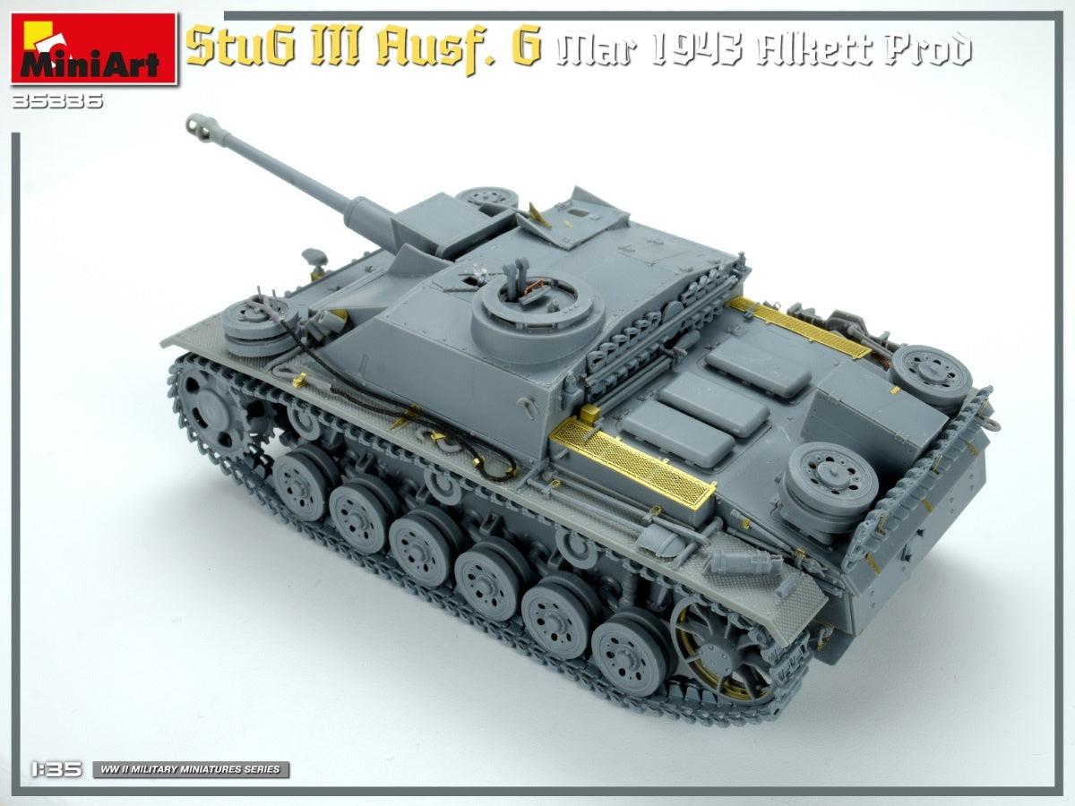 Miniart 1/35 StuG III Ausf. G Mar 1943 Alkett Prod | 4820183314598